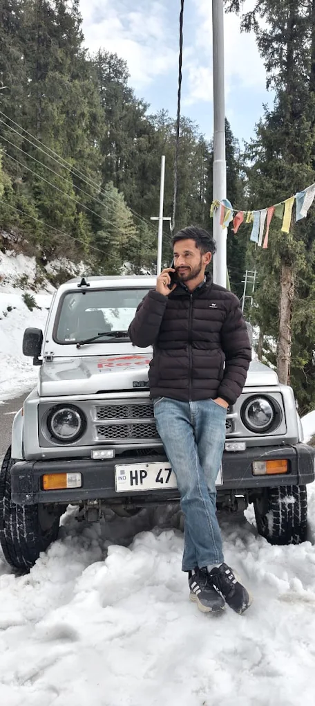 Beautiful mountain landscape in Himachal Pradesh